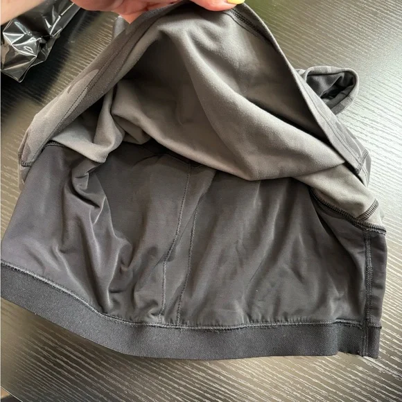 Athleta Conscious Crop sports bra in a black camo print. - Picture 6 of 6